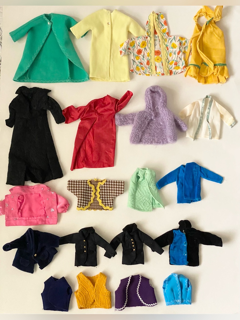 Vintage Barbie Doll Clone Jacket, Coat & Vest Clothing Lot